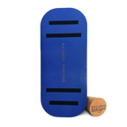 Tabla de equilibrio Balance Surfers Edición Minimal en color azul Ultramar fabricada de forma artesanal