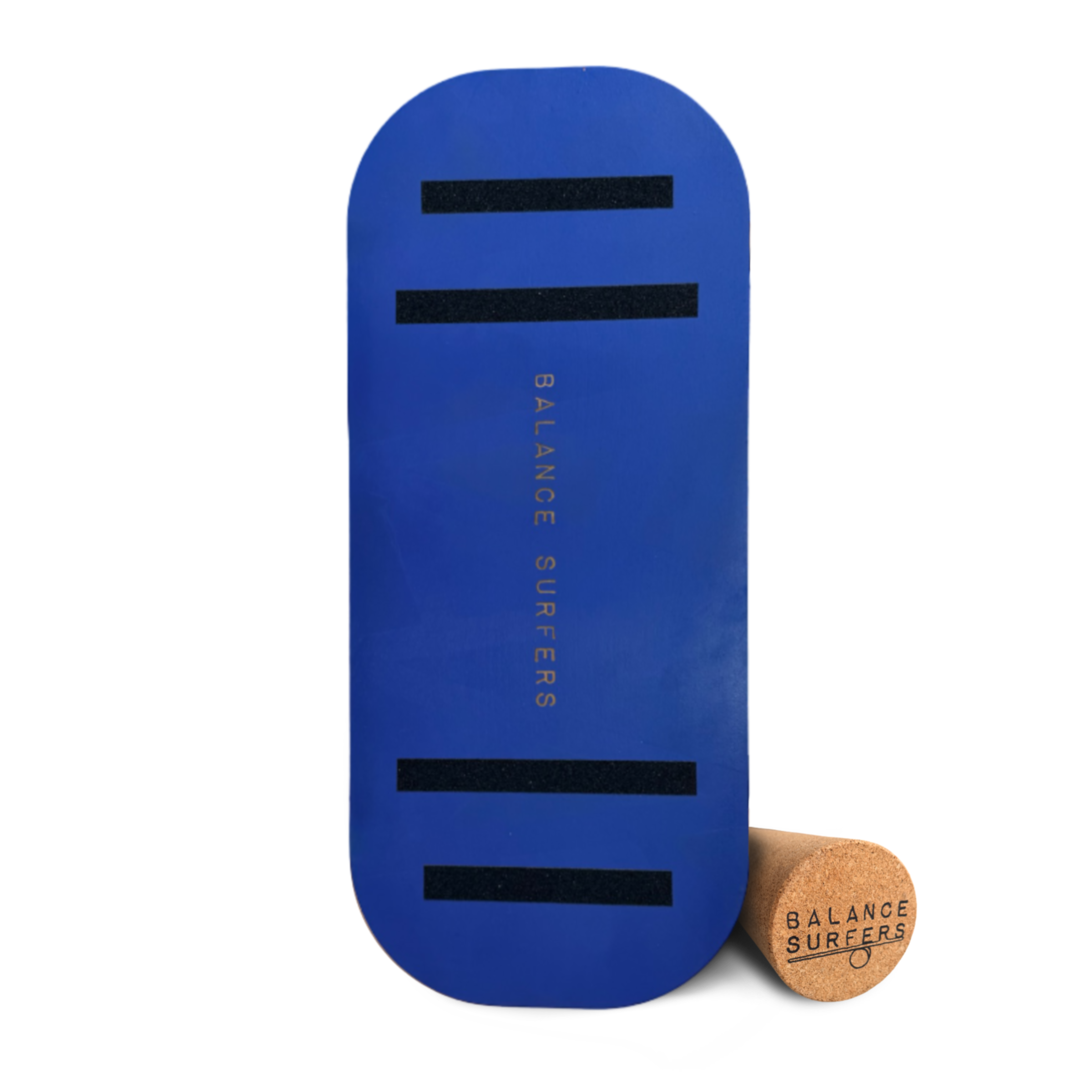 Tabla de equilibrio Balance Surfers Edición Minimal en color azul Ultramar fabricada de forma artesanal