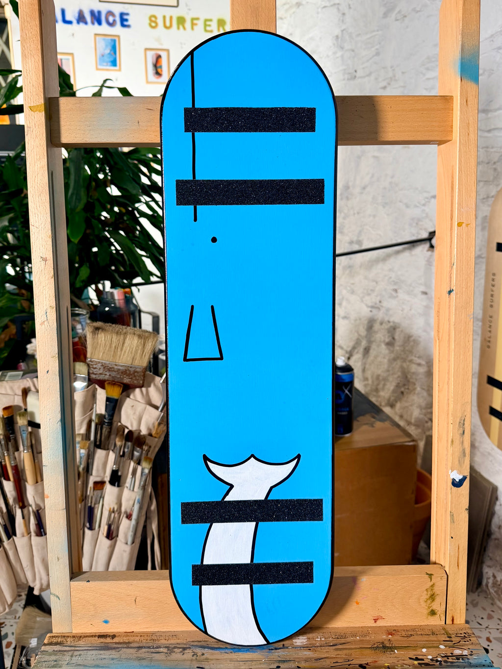 Tabla para niñas y niños dibujo de ballena