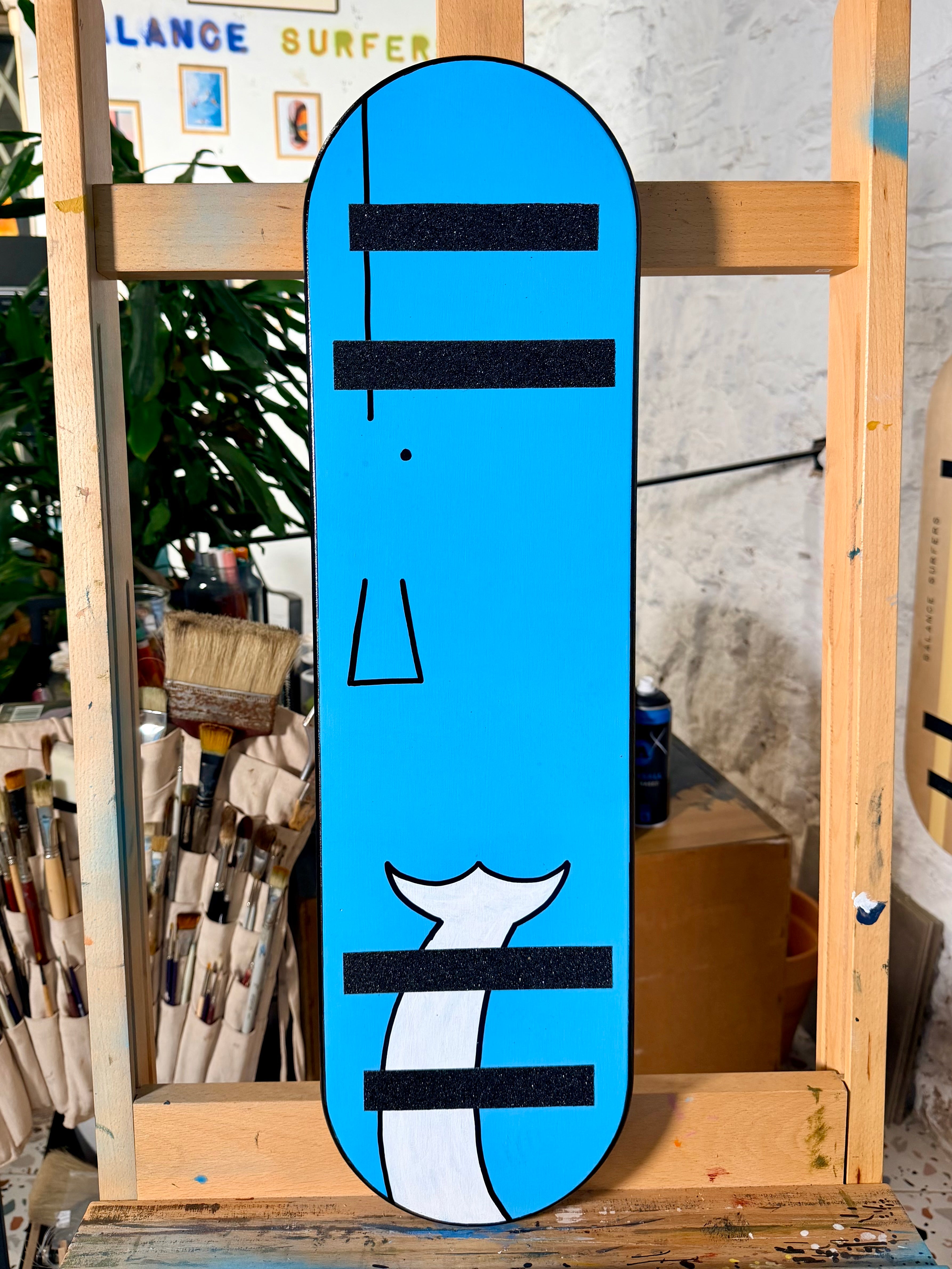 Tabla para niñas y niños dibujo de ballena